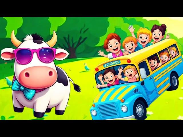 Children's song Wheels on the bus and More nursery rhymes for children's songs By Rhymes Tv