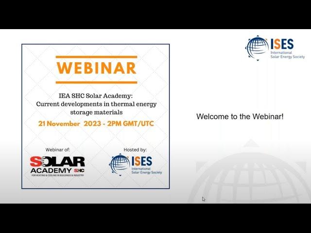IEA SHC Solar Academy: Current developments in thermal energy storage materials2
