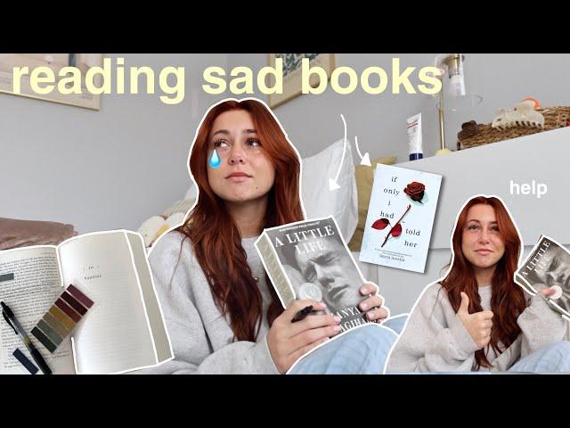 reading sad books  *spoiler free reading vlog*