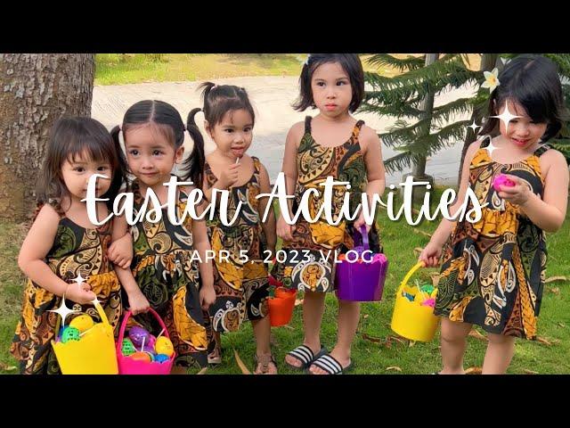 Staycation with besties - Part 3 (Easter activities: egg hunt and painting) #AbawFam #AbawCation