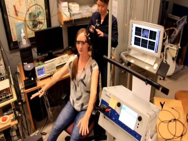 Transcranial Magnetic Stimulation Demonstration