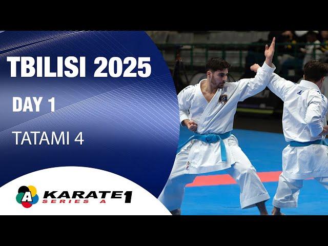 Karate1 TBILISI - Day 1 - Tatami 4 | WORLD KARATE FEDERATION