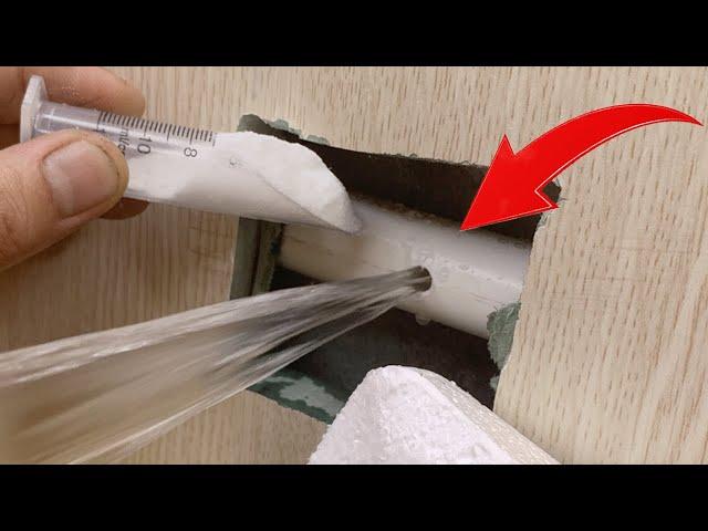 Very few people who know this secret trick! baking soda + styrofoam and pvc pipes! amazing idea