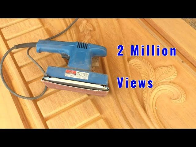 wood polish work | Orbital sander machine | working | wood polish