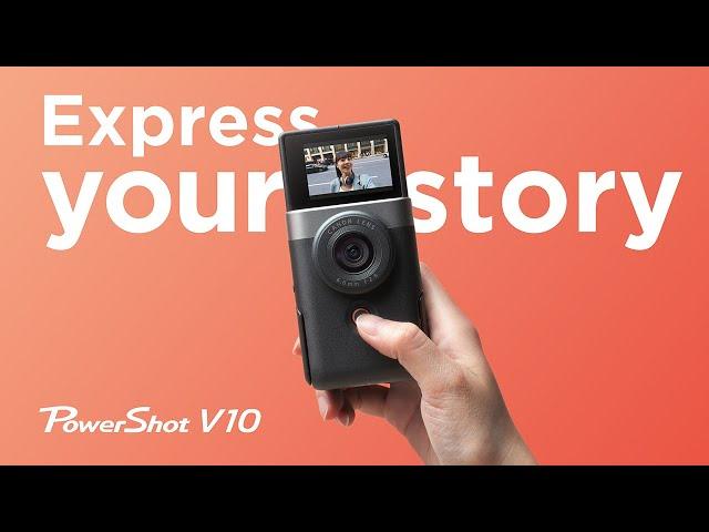 PowerShot V10 プロモーションムービー【キヤノン公式】