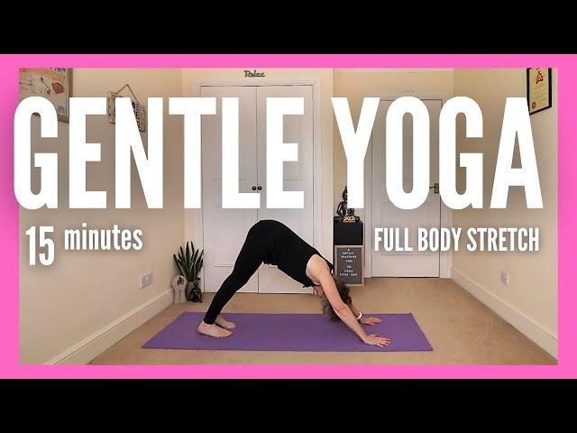 Ease into WELLNESS: 15-Minute FULL-BODY Gentle YOGA Stretch for BEGINNERS and SENIORS