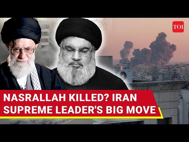 Iran Confirms Nasrallah's Assassination? Khamenei In Emergency Huddle | 'Martyrdoms Won't...'