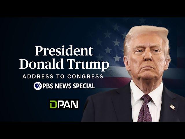 LIVE: President Donald Trump's 2025 address to Congress | PBS News Special - ASL Interpretation