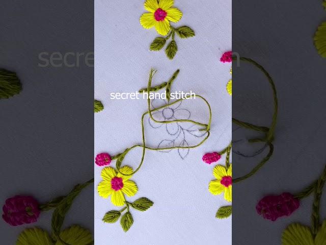 simple all over embroidery design #trendingshorts #art #embroidery
