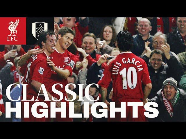 Classic Highlights: Liverpool 5-1 Fulham | Fowler's return, Morientes & Stevie's volley!