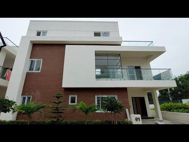 4BHK Triplex Villa for sale | Direct Owner | Gated Community Villas by Sikhara Tranquil | Hyderabad