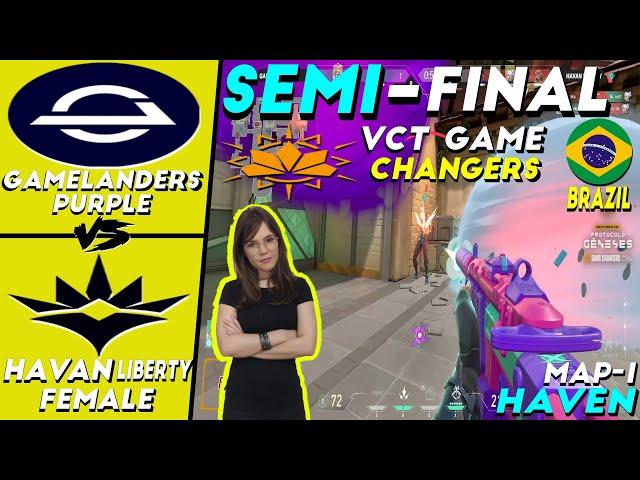 Havan Liberty Female VS Gamelanders Purple || MAP-1 || HAVEN || VCT Protocolo: Gêneses - Qualifier 3