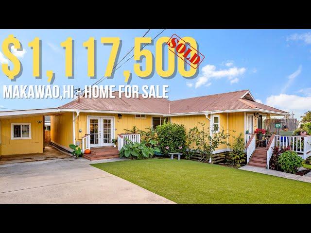 Gorgeous Home For Sale In Maui,34 Ai St, Makawao,Hawaii,Real Estate Video Tour.(SOLD)