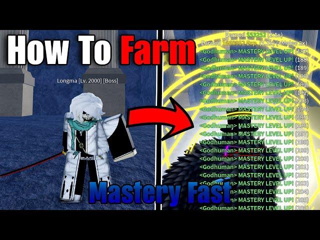 How To Farm Mastery *FAST* For All Seas... (Blox Fruit)