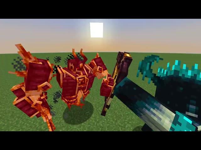 sonic guardian vs strong bosses | minecraft mob battle