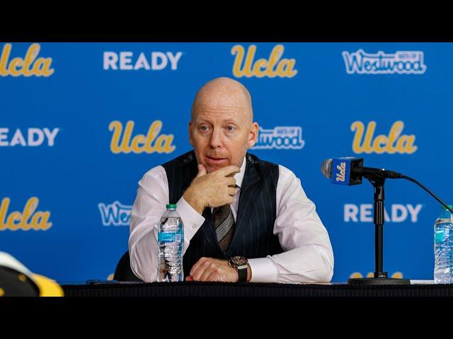 UCLA M. Basketball Postgame - Coach Cronin, vs. Prairie View A&M (Dec. 17, 2024)