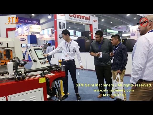 STM Exhibition Review TECMA Mexico CNC tube bending machine aluminum tube bender