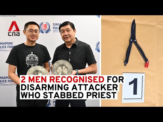 St Joseph's Church priest stabbing: 2 men recognised for helping disarm attacker