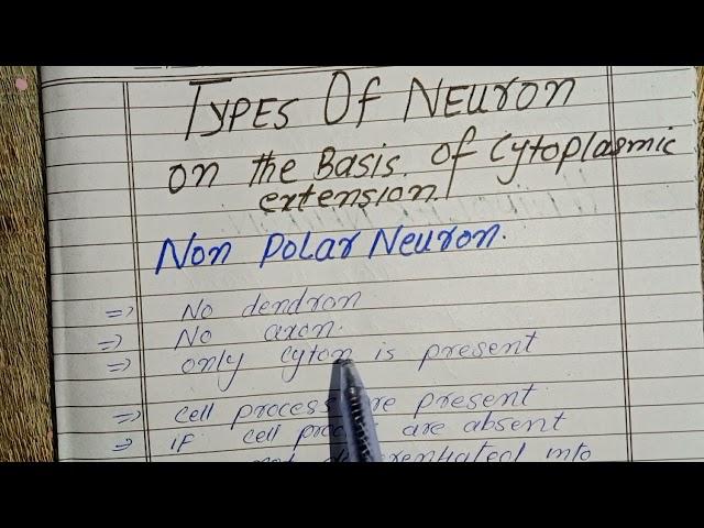 Non polar Neuron | Apolar Neuron | @BiologybySirDanishAliKhanSwati