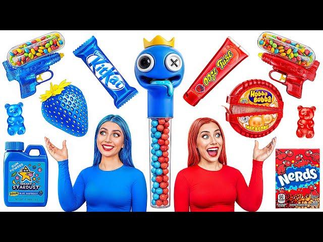 Red Food vs Blue Food Challenge | Funny Situations by Bubba DO Challenge