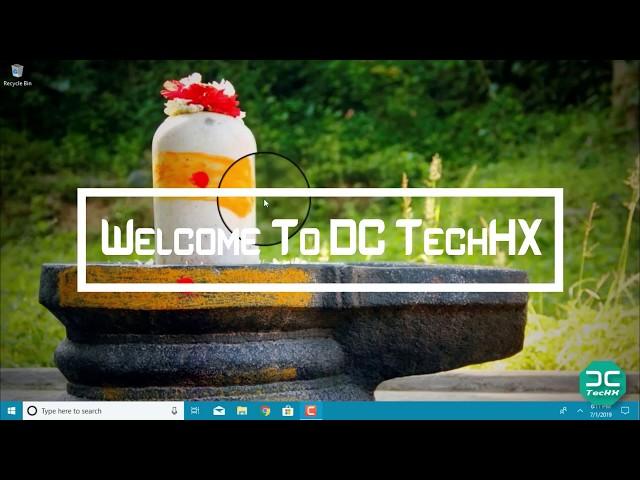 How To Hide/Show Icons On Desktop/Laptop In Window 10 | DC TecHX