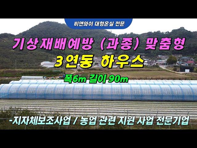 ️기상재배예방 과종(맞춤형) 하우스 2탄▶비앤와이 대형온실전문