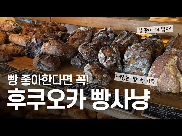 이런 곳도 있었어? 후쿠오카 빵맛집 투어3일간 빵집만 11곳 | 스톡, 아맘다코탄, 동크 등 Fukuoka bakery hopping