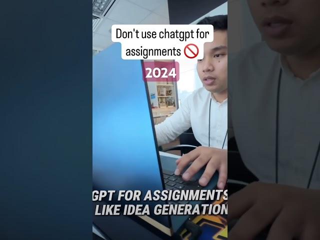Chat Gpt for assignments? #assignmenthelp #assignment #chatgpt #ai #university #students #homework #