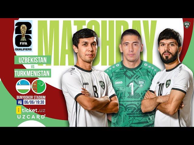 Uzbekistan vs Turkmenistan | 2026 FIFA World Cup AFC Asian Qualifiers | Round 2 | Livestream