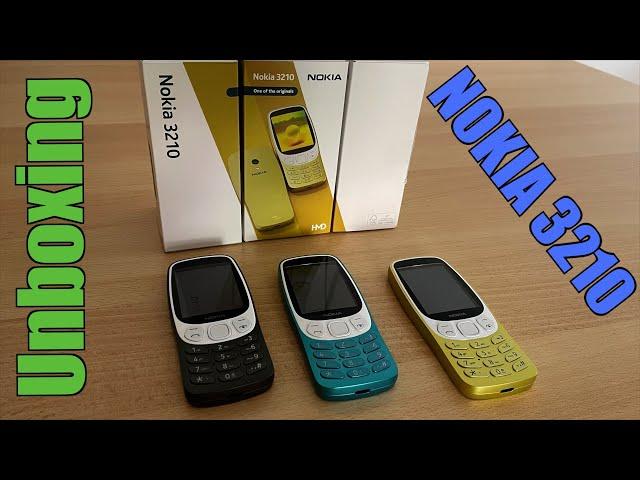 NOKIA 3210 kicsomagolás és bemutató