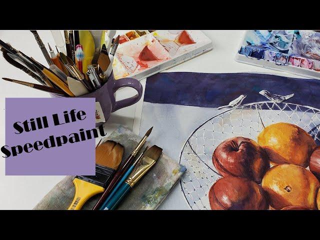 Still Life Watercolor Speedpaint