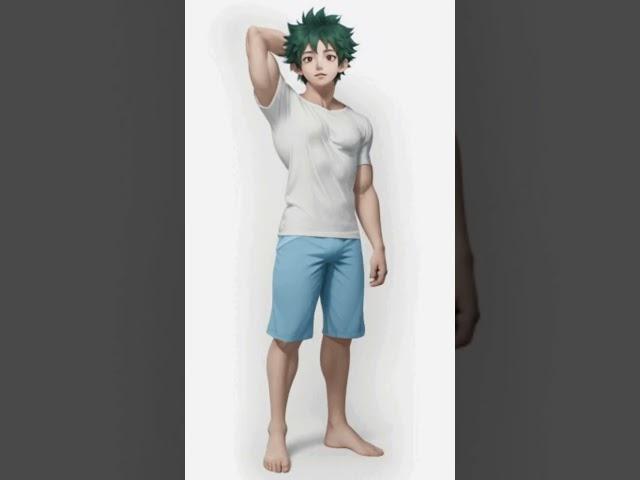 Deku Muscle Growth Animation 2