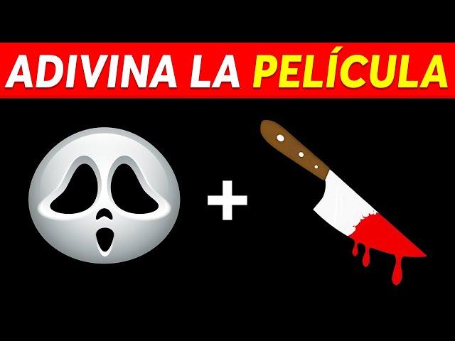 Adivina la PELÍCULA de TERROR con Emojis  Acertijos con Emojis