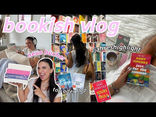 XXL BOOKISH VLOG  bücher shoppen, buch haul, jahreshighlight, reading vlog *just for the summer*