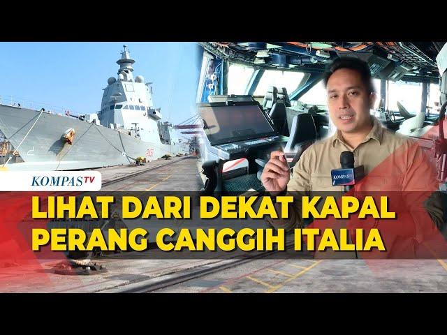 Lihat Lebih Dekat Kapal Perang Canggih Italia, Raimondo Montecuccoli P432