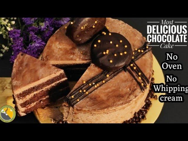 The Most Delicious Chocolate cake ever ! |Eng. subtitles| Chocolate cake Recipe| No Oven|Chocolate