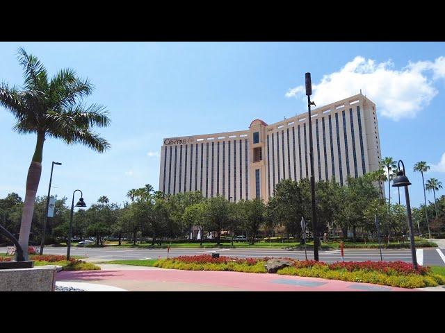 Walking Along International Drive Orlando: Rosen Centre Hotel to ICON Park · Florida Walk in 4K