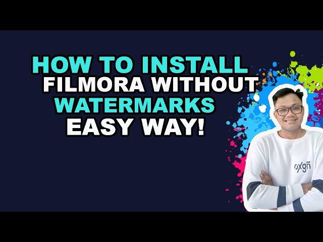 IT TIPS 17 HOW TO INSTALL  FILMORA WITHOUT WATERMARKS