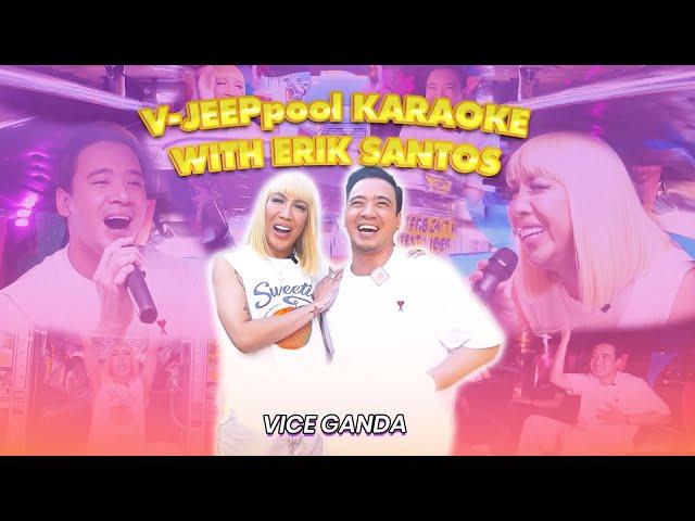 V-JEEPpool Karaoke with Erik Santos | VICE GANDA