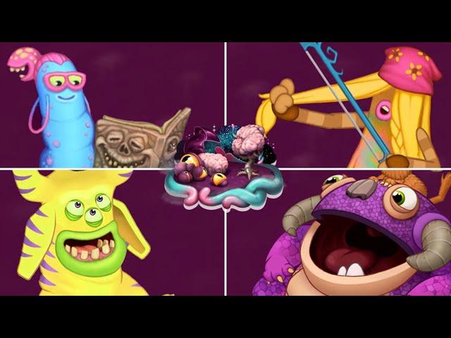 Psychic Island - All Common, Rare & Epic Monsters (Sounds & Animations) | My Singing Monsters