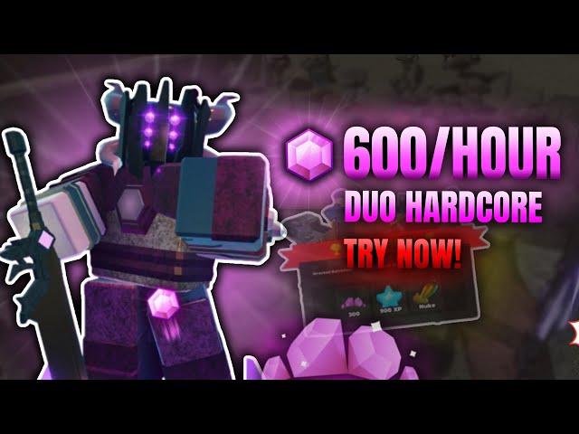 (GEM GRIND) DUO HARDCORE STRATEGY TDS [Get Hacker] TRIUMPH (TDS Roblox)