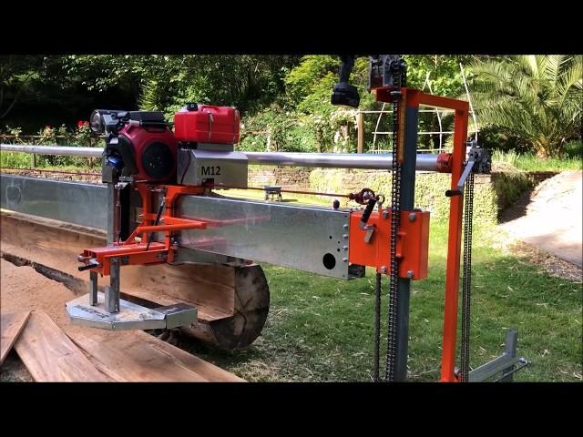 The MASSIVE 12" cut swing-blade sawmill!