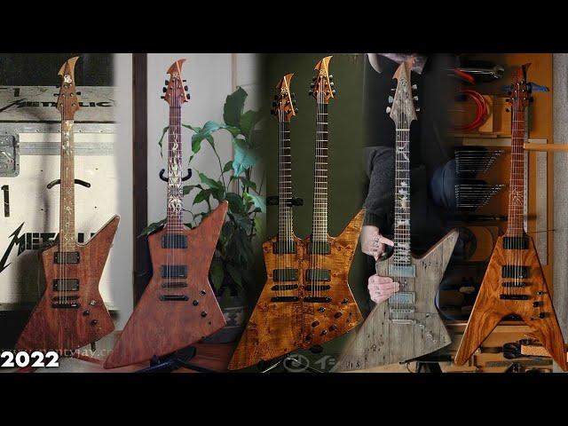 ALL James Hetfield's Ken Lawrence Guitars Collection 2022