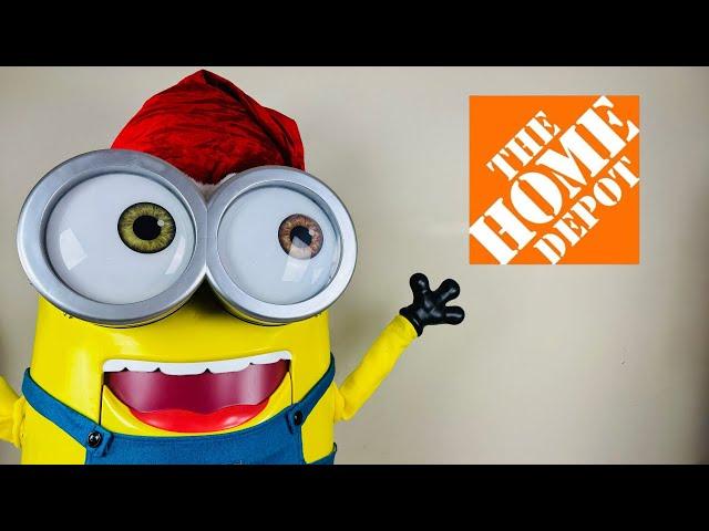 Minion Animatronic 2024 Home Depot Unboxing & Demo