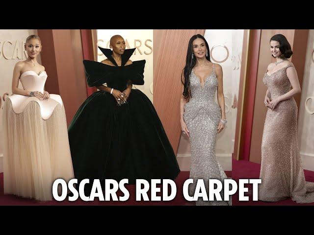 Oscars 2025 red carpet: Ariana, Selena Gomez & Demi Moore lead glamour