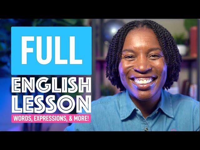 FULL ENGLISH LESSON - ENGLISH WORDS AND EXPRESSIONS YOU MUST KNOW ABOUT PRODUCTIVITY