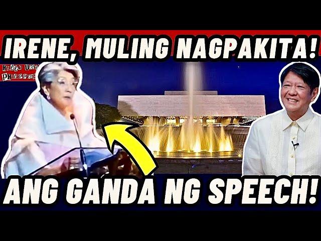 Irene Marcos-Araneta, Muling Nagpakita sa Publiko! Speech on Behalf of PBBM!