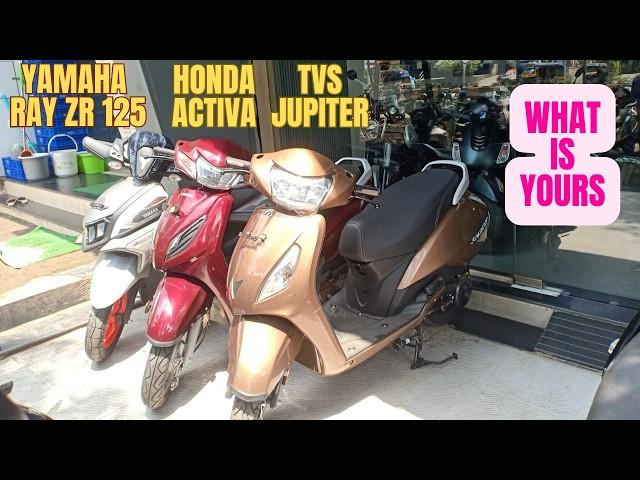 2024 Yamaha Ray ZR 125 Honda Activa 110 TVS Jupiter 110 | Scooter Segment Most Demanded@caarnavtech