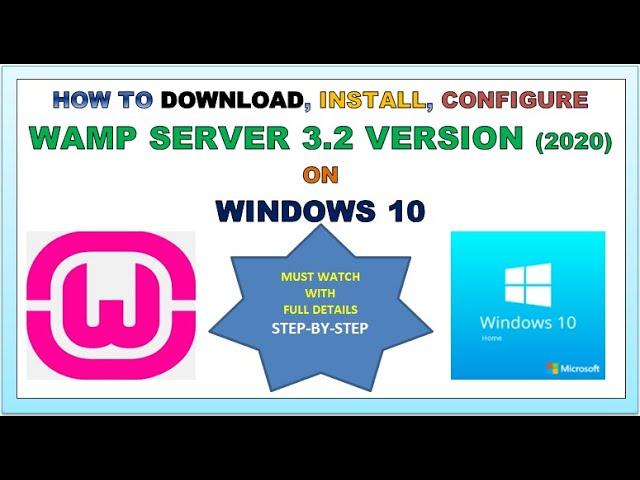 DOWNLOADING,INSTALLING AND CONFIGURING WAMP SERVER