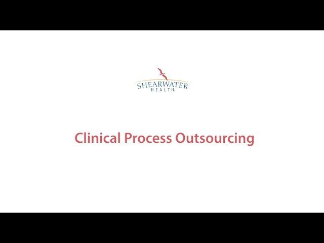 Shearwater Health | Todd Silmon | Clinical Process Outsourcing